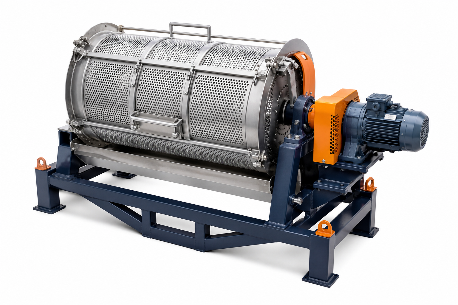 Self drive plating barrel
