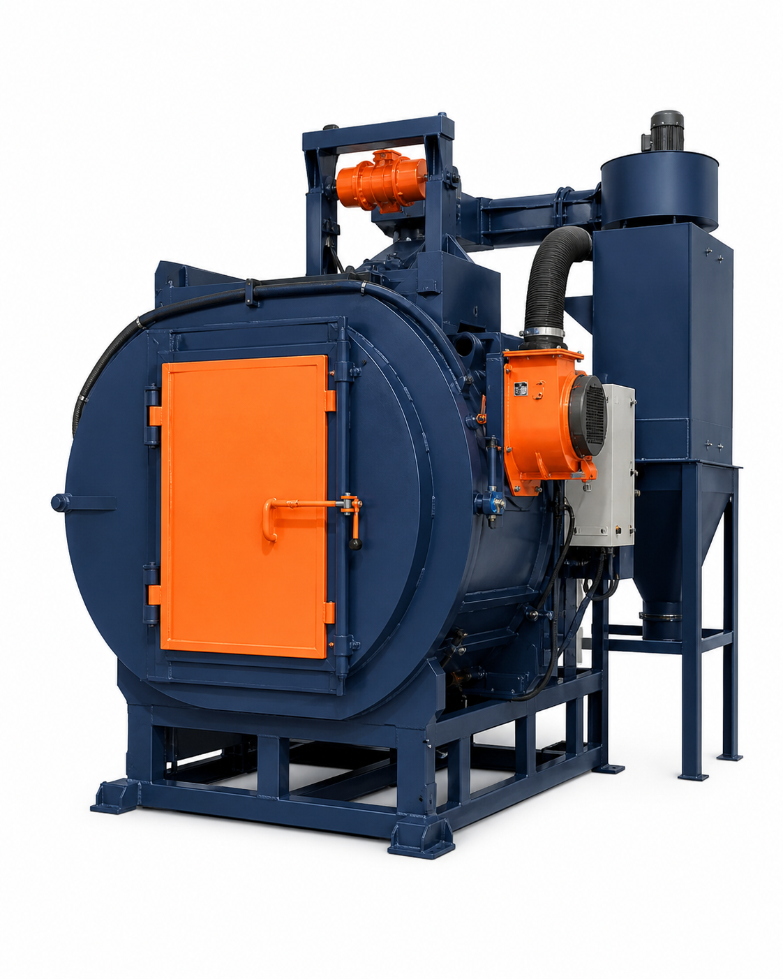 drum type shot blasting machine